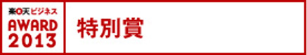 楽天ビジネスAWARD 2013特別賞